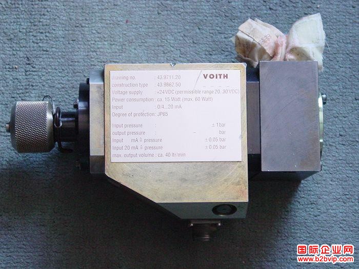 德国福伊特DSG-B07112电液转换器