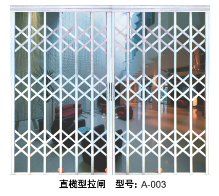 柳州拉闸门 不锈钢拉闸门 拉闸防盗门 推拉防盗闸门
