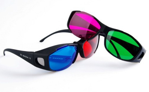 红蓝3D眼镜，3D眼镜，3D立体眼镜