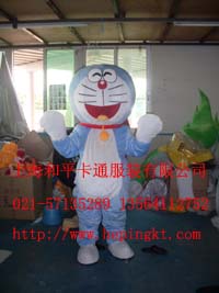 提供上海卡通人偶 表演卡通服饰 机器猫