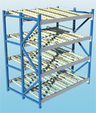 苏州自滑式货架.无锡力展仓储设备有限公司