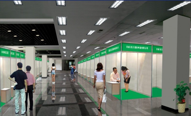 八棱柱展览摊位，国际标准展位，八棱柱锁件