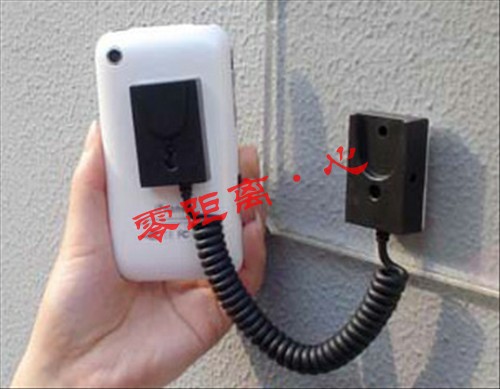 【首页】FD106手机防盗支架拉线器弹簧线手机防盗展示架