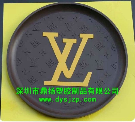 LV品牌标志车标仪表台手机汽车防滑垫厂家