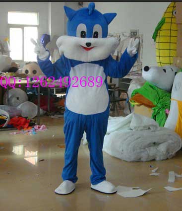 供应湖南长沙金樱卡通服装人偶，卡通人偶，宁波蓝猫