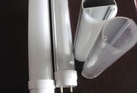 LED铝塑管 LED半铝半塑日光灯外壳配件