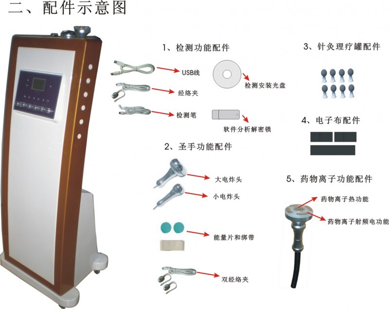 加工五行经络养生仪