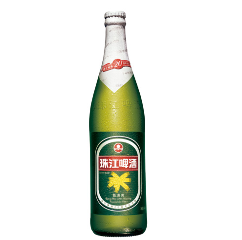珠江淡爽啤酒 635ml 12瓶/箱 13元