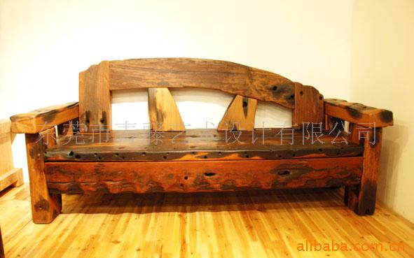 供应创意船木家具 特色船木沙发