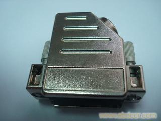 D-SUB15P45度出线锌合金外壳