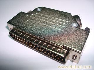 D-SUB37P45度出线锌合金外壳