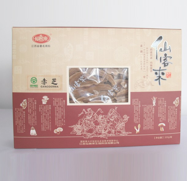 [庐山灵芝]仙客来有机赤灵芝切片200g