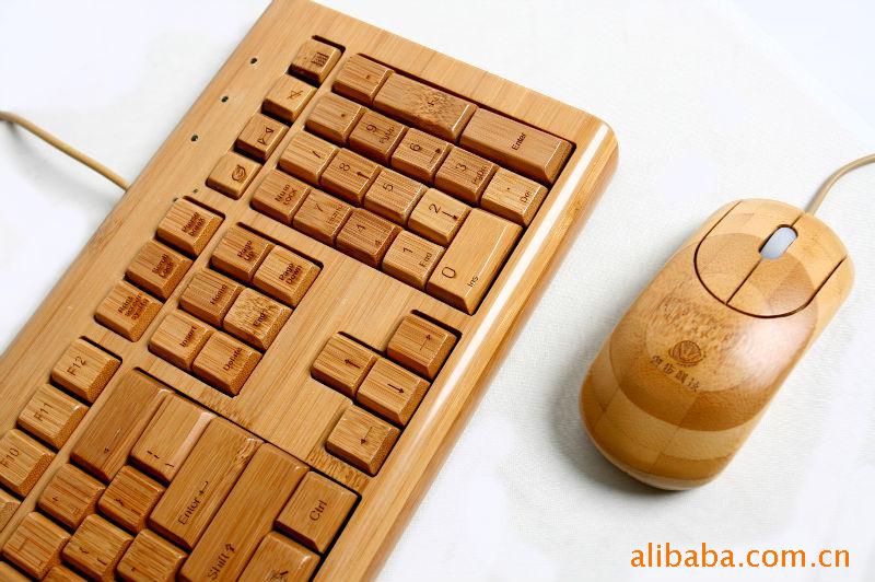 108键全竹子键盘鼠标套装