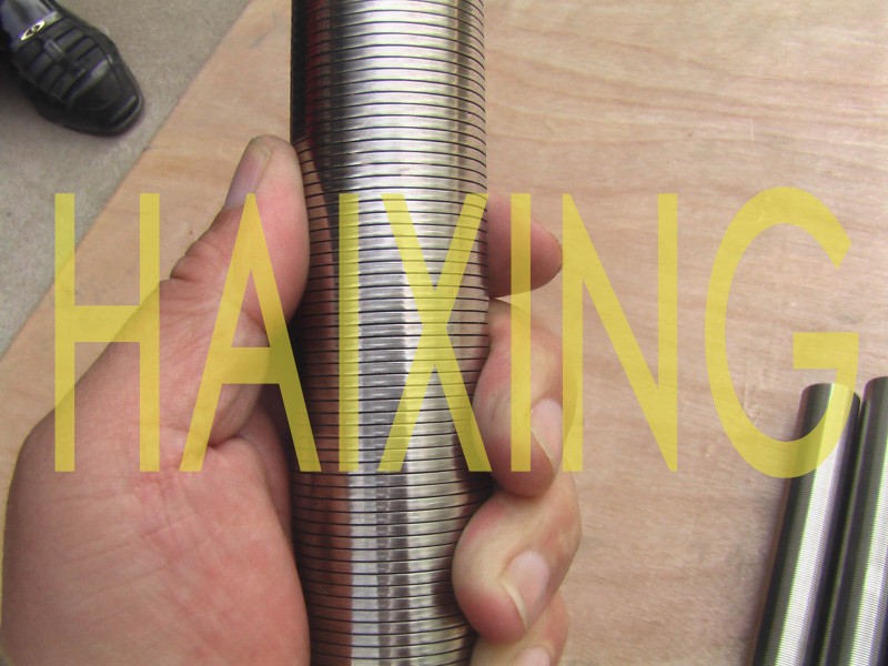 梯形丝滤水管，楔形丝滤水管，地热井滤水管 制骨架缠丝管