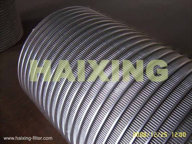 不锈钢楔形绕丝筛管、滤水管，反卷筛管