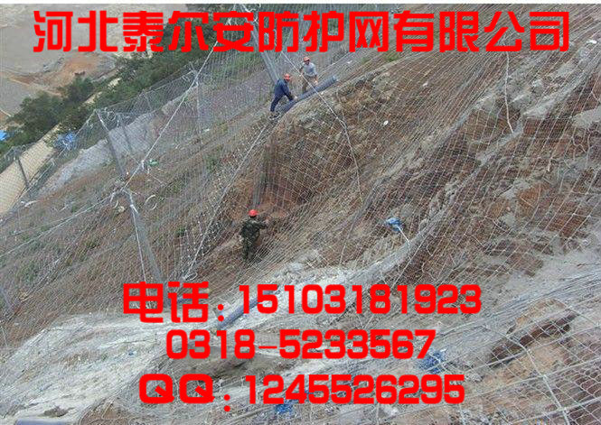 信用AAA级名企产销国标SNS边坡防护网|柔性边坡防护网