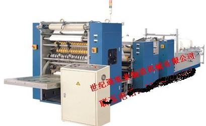 三折擦手纸上胶复合机，三折擦手纸机，擦手纸N折机