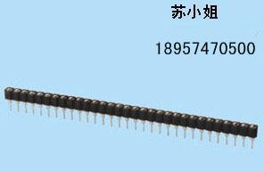 (单排圆孔IC座)1*40针2.0MM(单排圆孔IC座)