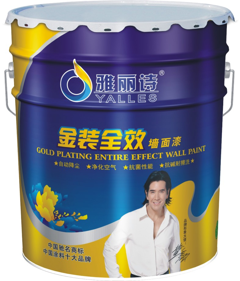 供应中国涂料十大品牌中国驰名商标雅丽诗 金装全效墙面漆