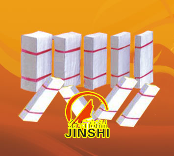 供应山东淄博金石JSGW多晶莫来石纤维贴面块 锻造炉施工设计