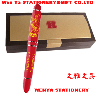 红笔。文雅厂家供应各种金属笔签字笔