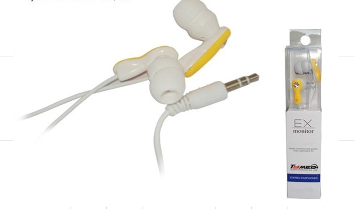直销东莞生产MP3耳机 金属耳机 礼品耳机 耳塞