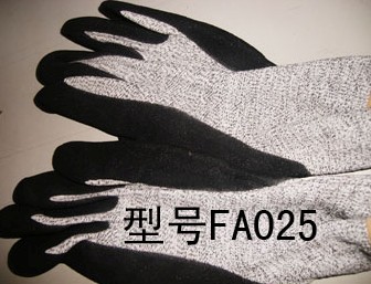 迪耐码浸乳胶防割手套