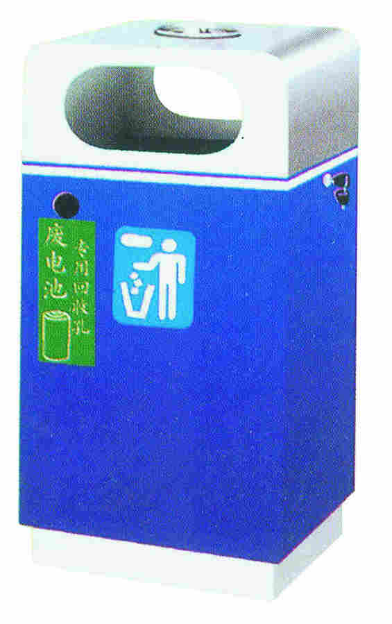 供应车站垃圾桶,果皮箱,不锈钢喷塑垃圾桶