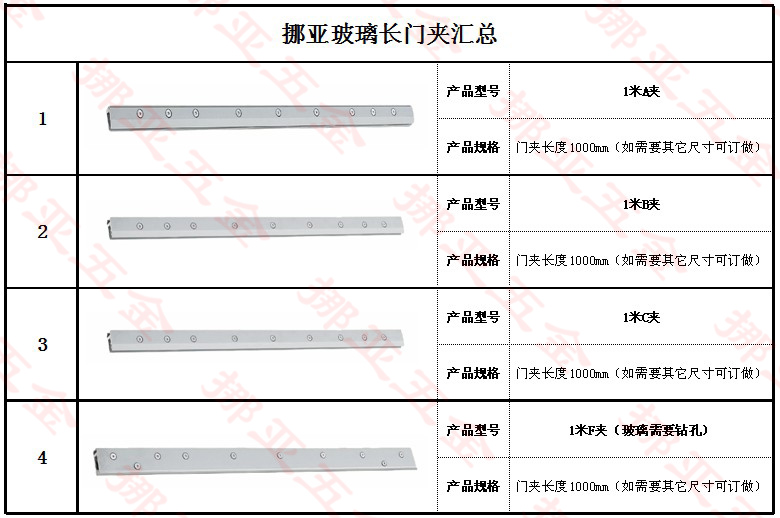 自动感应门、半自动感应门铝夹、玻璃门夹、长门夹