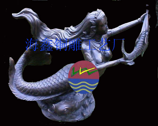 美人鱼雕塑，园林雕塑，城市雕塑等