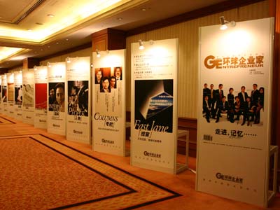 书画展览屏风，八棱柱展览屏风