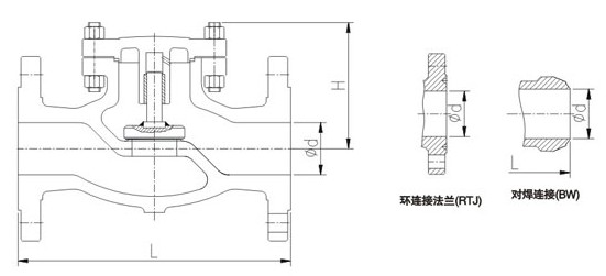 美标铸钢升降止回阀057767950588