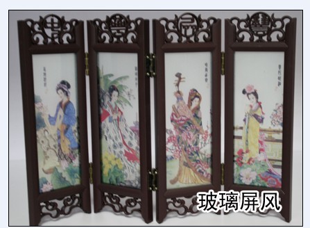 玻璃屏风数码印花加工