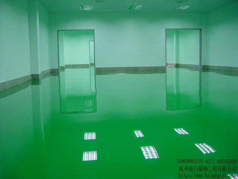 浙江环氧自流平地板——杭州俊巧环氧树脂滚涂地坪漆