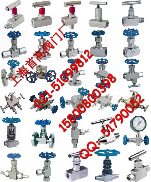 （不锈钢针型阀 J29W压力表针型阀）生产各种针型阀