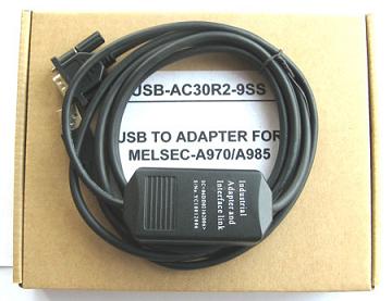 台湾厂家三菱触摸屏编程电缆USB-AC30R2-9SS