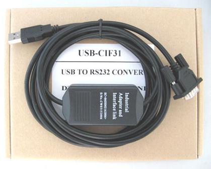 真正的工业级USB转RS232转换电缆USB-CIF31
