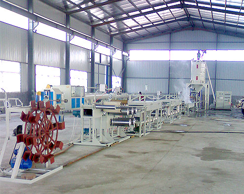 供应PET塑料圆丝拉丝机生产线设备机器机械挤出机组