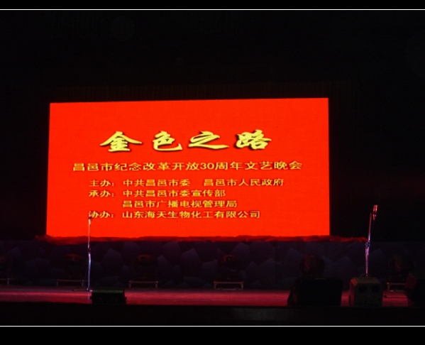 湖北鄂州郁金香传媒LED大屏幕