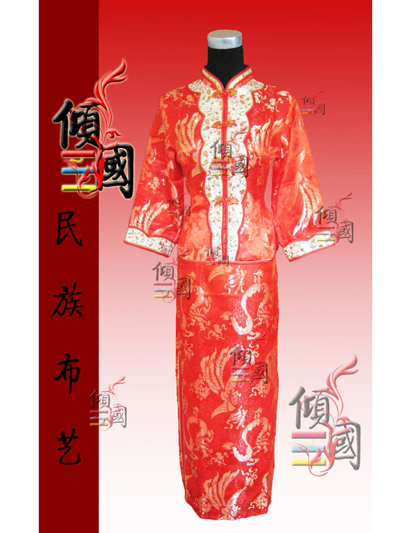 供应:A-122小凤仙,嫁衣,婚袍,旗袍,唐装,浴袍,演艺装