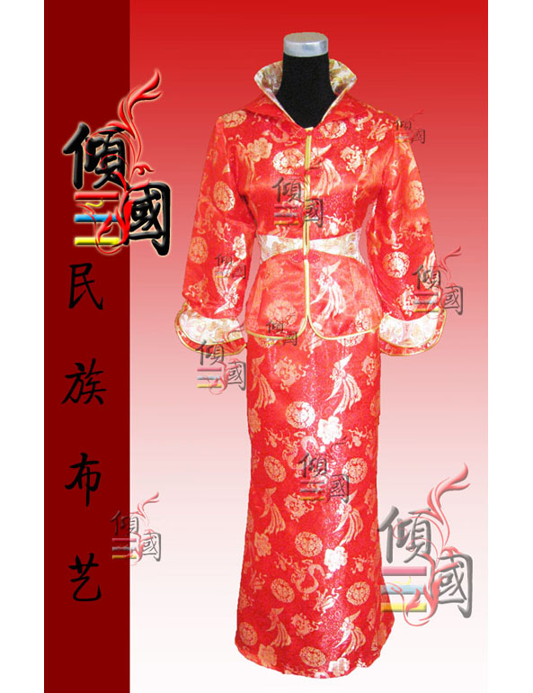 供应:A-158小凤仙,嫁衣,喜袍,祺袍,唐装,浴袍,韩服