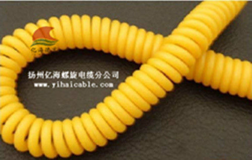 供应数控机床电缆 螺旋电缆 弹簧线
