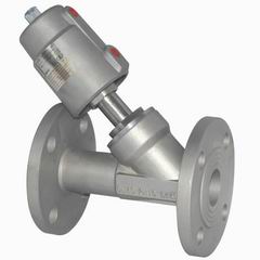 J645F全不锈钢法兰气动角座阀