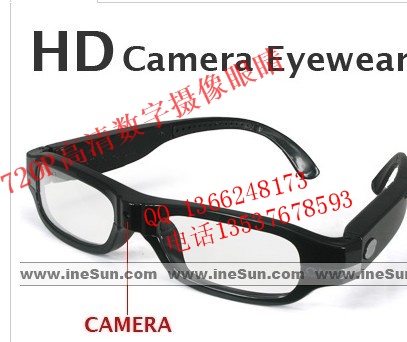 720P平光眼镜摄像机 720P眼镜摄像机价格眼镜摄像机商城