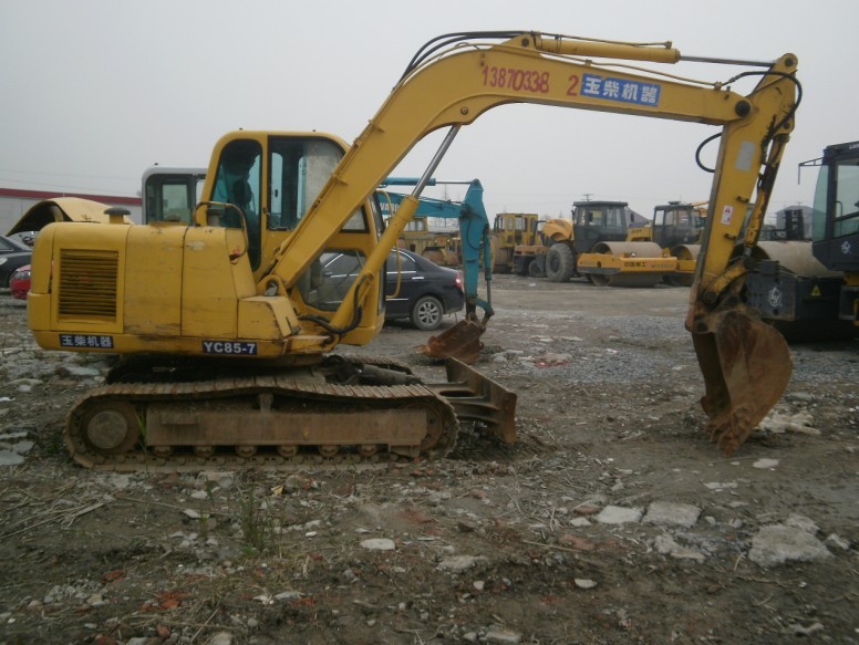 玉柴品牌◇ （低价二手挖掘机价格）◇ （二手玉柴85挖掘机）