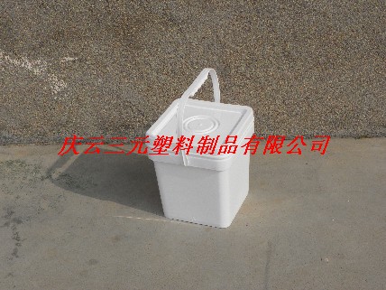 2升方形塑料桶2L香精塑料桶2公斤防盗塑料桶2千克大口塑料桶