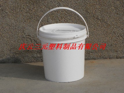 3升翻边塑料桶3L大口塑料桶3公斤塑料桶3千克塑料桶