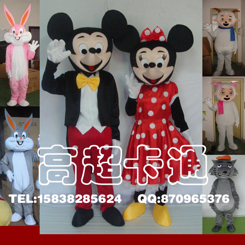 卡通动漫服装卡通人偶服装道具卡通制作