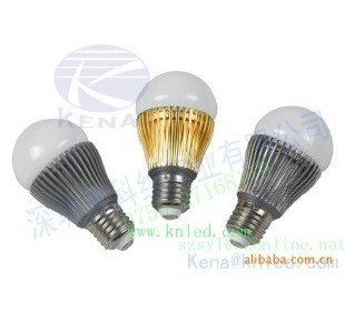 LED5*1W球泡灯，5W球泡，LED球泡