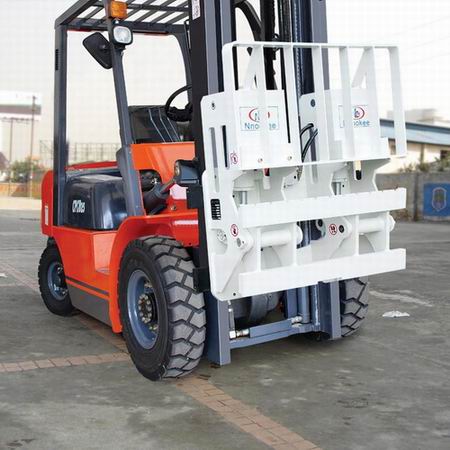 倾翻叉、倾翻架、叉车夹具、夹抱车、抱夹